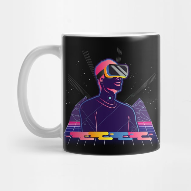 Vaporwave aesthetic Shirt 80s retro style vr gift by biNutz